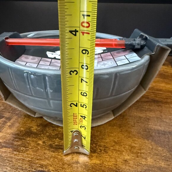 Star Wars Death Star Ramen Bowl Set with Lightsaber Chopsticks, New - 2 left - Picture 6 of 6